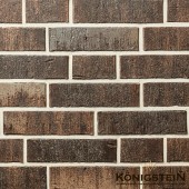 Кирпич Гессен Морион полнотелый ручная формовка коричневый 1НФ 250х120х65мм