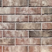 Кирпич Марксбург Белый полнотелый ручная формовка коричневый радиусный 1НФ R60 250х120х65мм