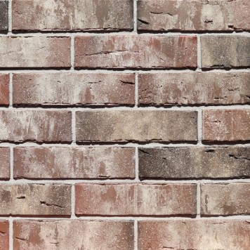 Кирпич Марксбург Белый полнотелый ручная формовка коричневый 1НФ 250х120х65мм, Konigstein