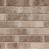 Кирпич Санторини Аквантинта полнотелый ручная формовка коричневый радиусный 1НФ R60 250х120х65мм